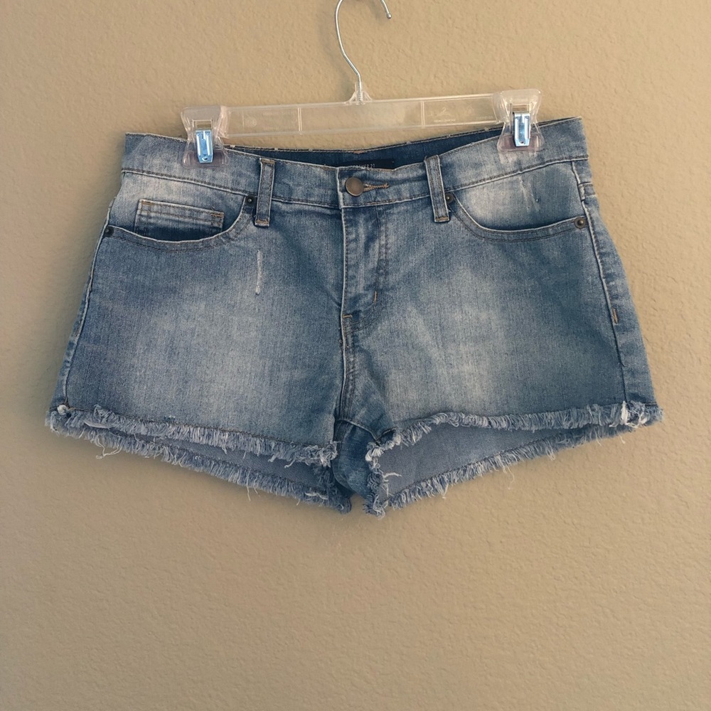 Denim shorts